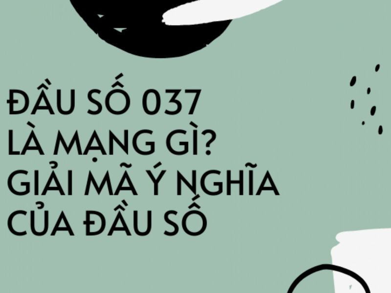 037 là mạng gì? Sự nghiệp ‘Phất lên như diều gặp gió’ nhờ sử dụng đầu số này