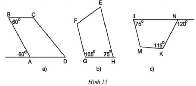 Dấu hiệu nhận biết hình thang