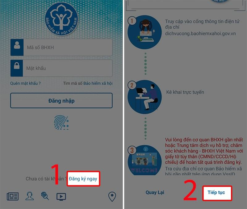 Cách đăng ký bảo hiểm xã hội số VssID