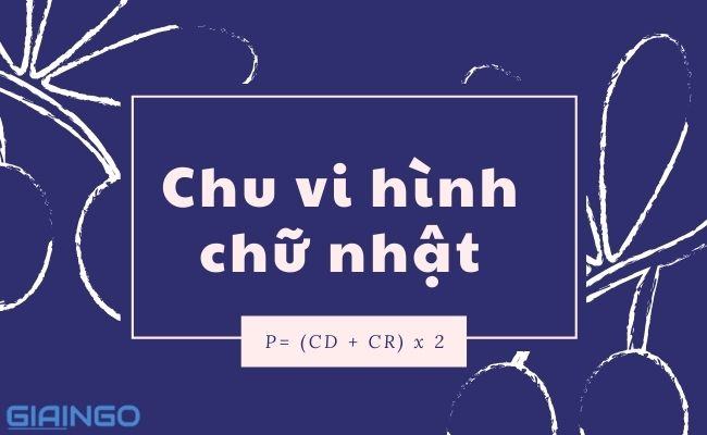 Tinh chu vi hinh chu nhat