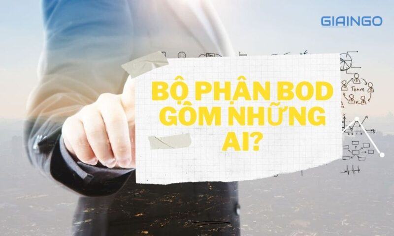 Bộ phận BOD gồm những ai?