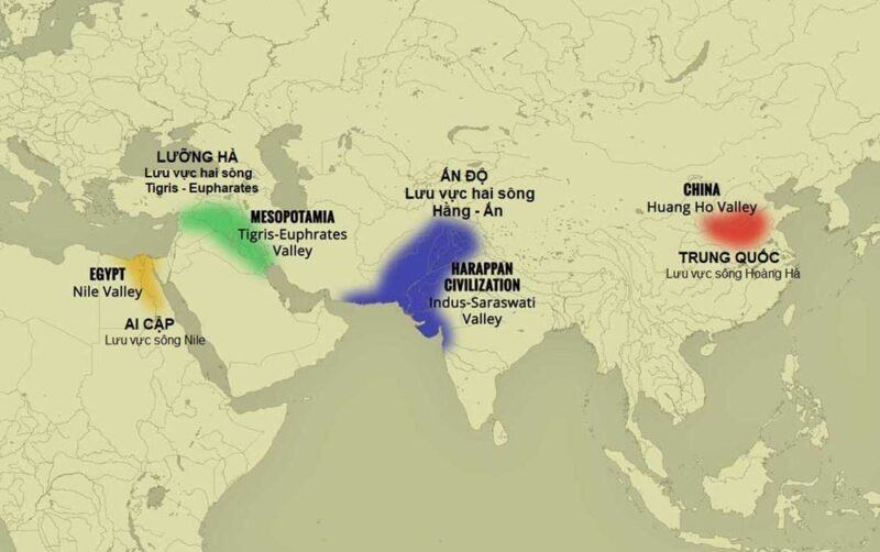 So sánh các quốc gia cổ đại phương Đông và phương Tây? 4 điều cần biết