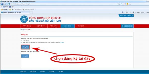 Cách đăng ký bảo hiểm xã hội số VssID