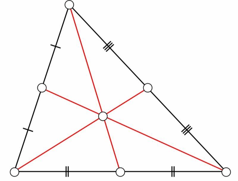 Tính chất trọng tâm tam giác?