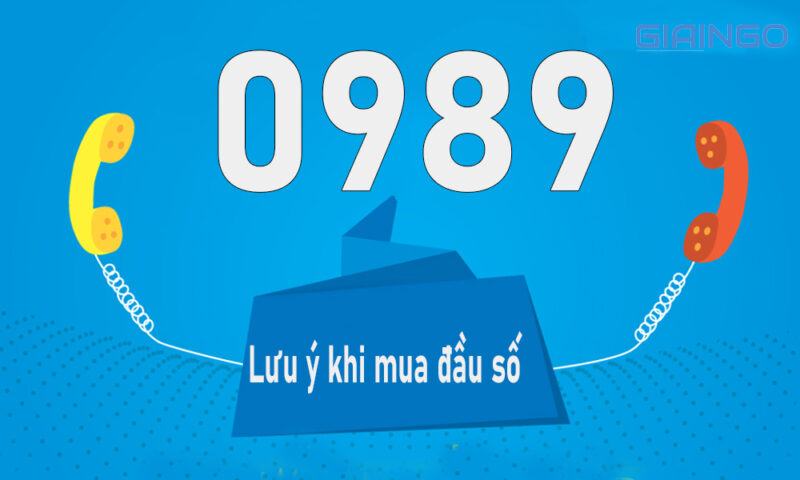 Lưu ý khi mua đầu số 0898