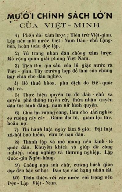 Mặt trận Việt Minh được thành lập khi nào? Tóm tắt lịch sử