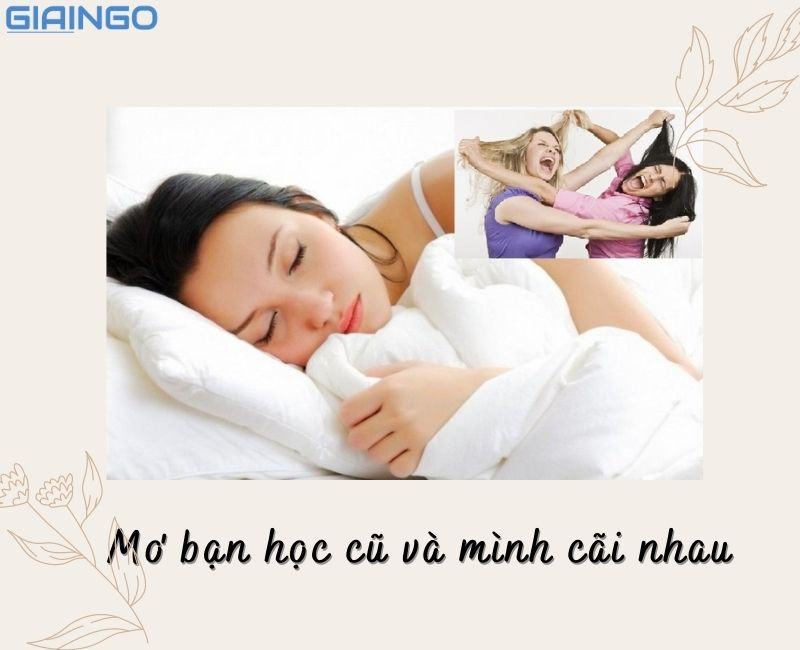 Mơ thấy bạn học cũ và mình cãi nhau