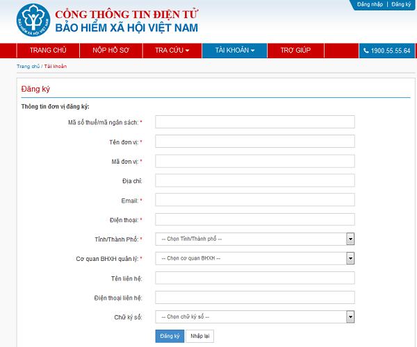 Cách đăng ký bảo hiểm xã hội số VssID