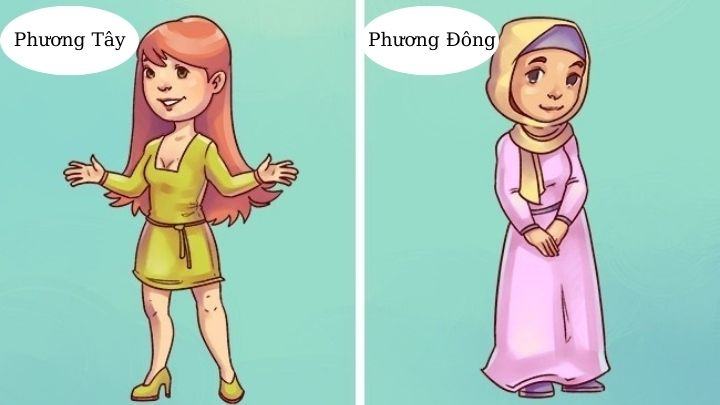 Bật mí 22 sự khác nhau giữa phương Đông và phương Tây