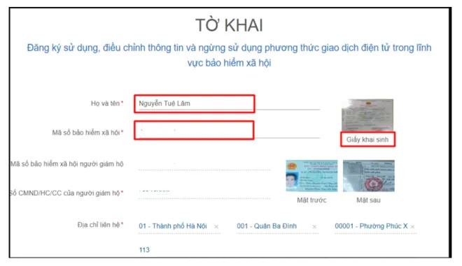 Cách đăng kí bảo hiểm xã hội số VssID