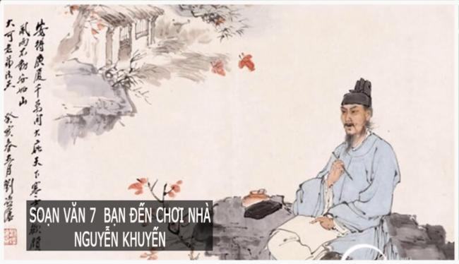 Soạn bài Bạn đến chơi nhà