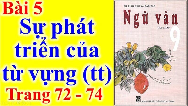 Soạn bài Sự phát triển của từ vựng