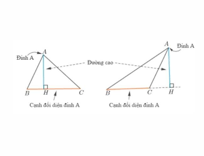 Tính chất ba đường cao của tam giác và bài tập áp dụng