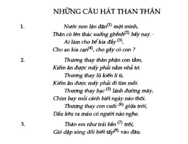 soan bai nhung cau hat than than