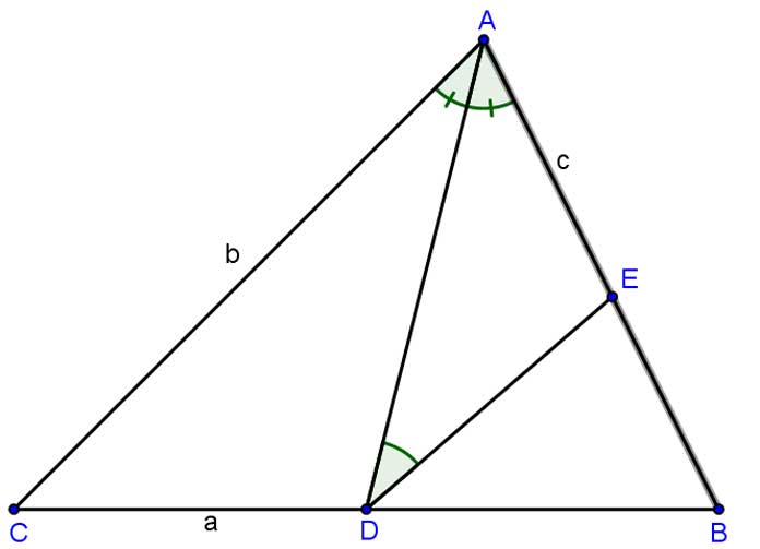 Tính chất đường phân giác trong tam giác? Lý thuyết & bài tập