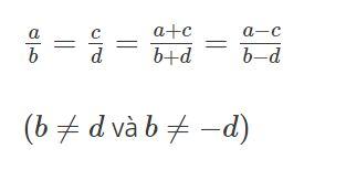 Tính chất dãy tỉ số bằng nhau
