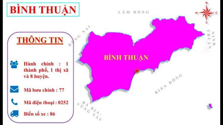 vi tri dia ly tinh binh thuan